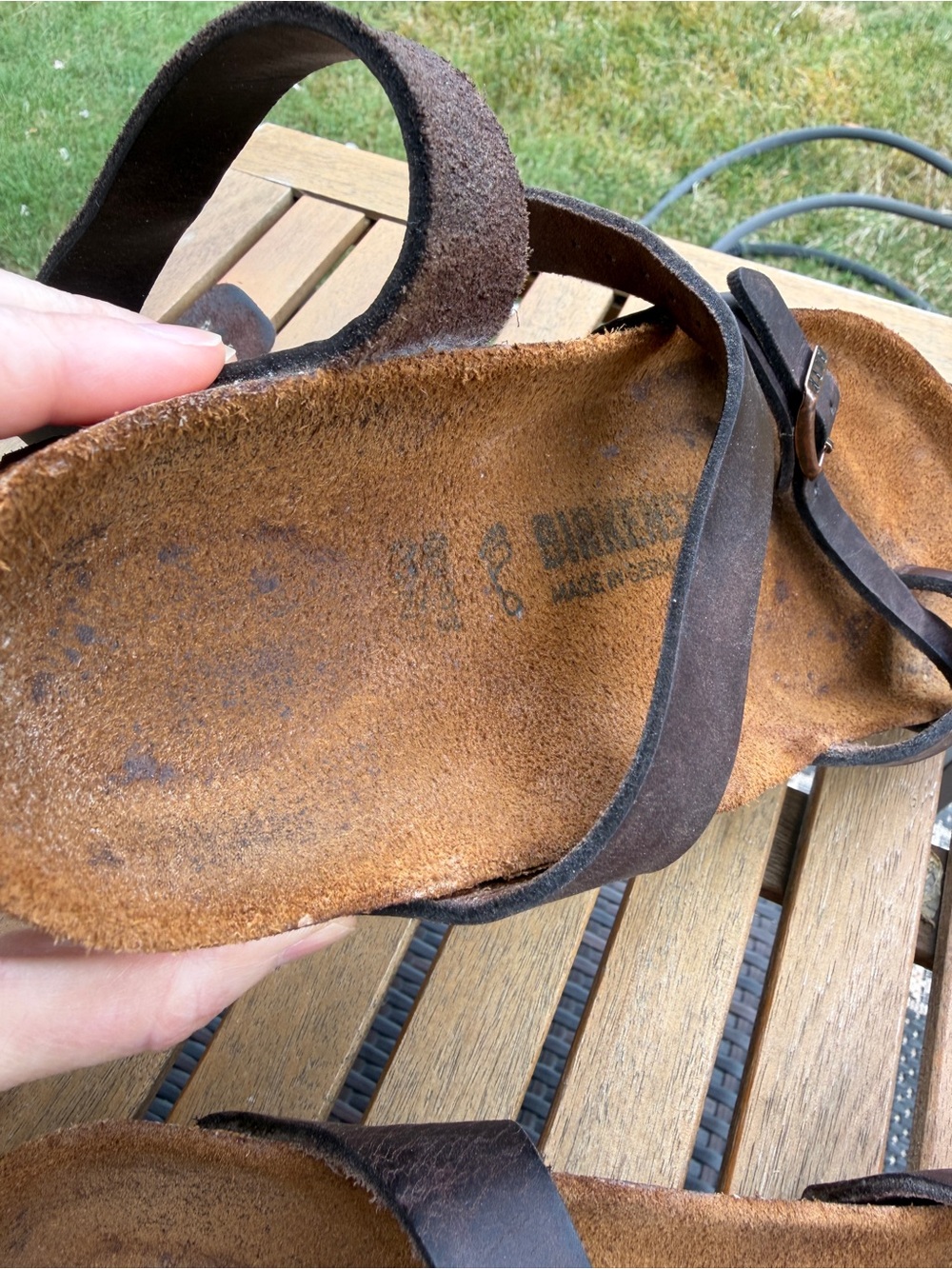 Birkenstock Yara Brown Leather Strappy Sandals - Picture 10 of 16